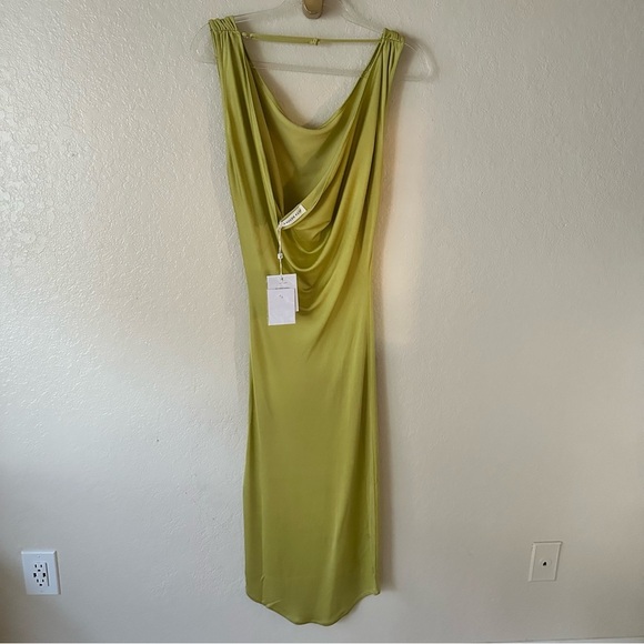 New Asta Resort Chloe Dress in Chartreuse size S - Picture 11 of 11